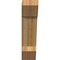 Ekena Millwork Traditional Slat Rough Sawn Bracket, Western Red Cedar, 6"W x 20"D x 24"H BKT06X20X24TRA06RWR - alternate 4